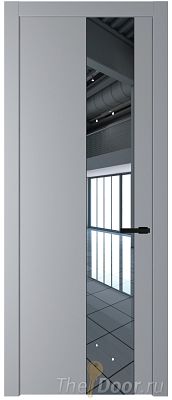 Дверь Profil Doors 19PW цвет Смоки (RAL 870-02) стекло Зеркало молдинг Черный матовый Дверь Profil Doors 19PW цвет Смоки (RAL 870-02) стекло Зеркало молдинг Черный матовый