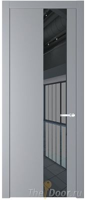 Дверь Profil Doors 19PW цвет Смоки (RAL 870-02) стекло Зеркало Grey молдинг Серебро Дверь Profil Doors 19PW цвет Смоки (RAL 870-02) стекло Зеркало Grey молдинг Серебро