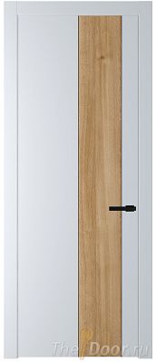 Дверь Profil Doors 19PW цвет Вайт (RAL 110 96 02) вставка Дуб Карамель молдинг Черный матовый Дверь Profil Doors 19PW цвет Вайт (RAL 110 96 02) вставка Дуб Карамель молдинг Черный матовый