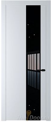 Дверь Profil Doors 19PW цвет Вайт (RAL 110 96 02) стекло Lacobel Черный лак молдинг Черный матовый Дверь Profil Doors 19PW цвет Вайт (RAL 110 96 02) стекло Lacobel Черный лак молдинг Черный матовый