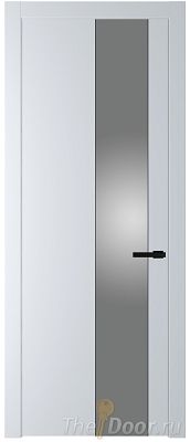 Дверь Profil Doors 19PW цвет Вайт (RAL 110 96 02) стекло Lacobel Серебро Матлак молдинг Черный матовый Дверь Profil Doors 19PW цвет Вайт (RAL 110 96 02) стекло Lacobel Серебро Матлак молдинг Черный матовый