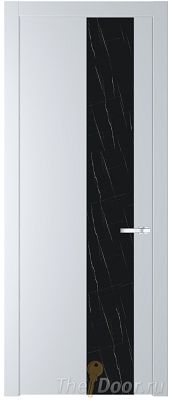 Дверь Profil Doors 19PW цвет Вайт (RAL 110 96 02) стекло Неро мрамор молдинг Серебро Дверь Profil Doors 19PW цвет Вайт (RAL 110 96 02) стекло Неро мрамор молдинг Серебро