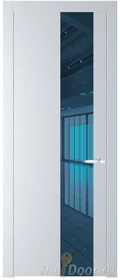 Дверь Profil Doors 19PW цвет Вайт (RAL 110 96 02) стекло Зеркало Blue молдинг Серебро Дверь Profil Doors 19PW цвет Вайт (RAL 110 96 02) стекло Зеркало Blue молдинг Серебро