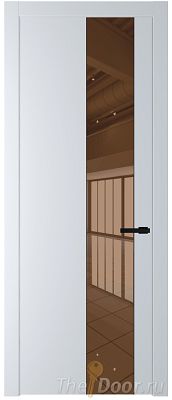 Дверь Profil Doors 19PW цвет Вайт (RAL 110 96 02) стекло Зеркало Bronza молдинг Черный матовый Дверь Profil Doors 19PW цвет Вайт (RAL 110 96 02) стекло Зеркало Bronza молдинг Черный матовый