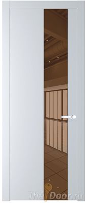 Дверь Profil Doors 19PW цвет Вайт (RAL 110 96 02) стекло Зеркало Bronza молдинг Серебро Дверь Profil Doors 19PW цвет Вайт (RAL 110 96 02) стекло Зеркало Bronza молдинг Серебро
