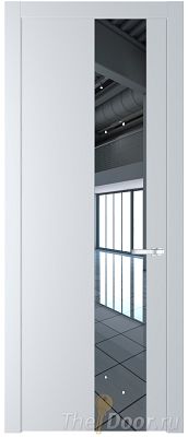 Дверь Profil Doors 19PW цвет Вайт (RAL 110 96 02) стекло Зеркало молдинг Серебро Дверь Profil Doors 19PW цвет Вайт (RAL 110 96 02) стекло Зеркало молдинг Серебро