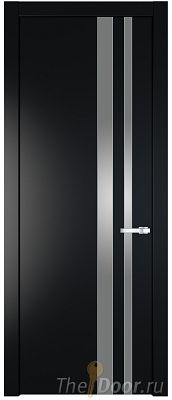 Дверь Profil Doors 20PW цвет Блэк стекло Lacobel Серебро Матлак молдинг Серебро Дверь Profil Doors 20PW цвет Блэк стекло Lacobel Серебро Матлак молдинг Серебро