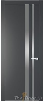 Дверь Profil Doors 20PW цвет Графит (Pantone 425С) стекло Lacobel Серебро Матлак молдинг Серебро Дверь Profil Doors 20PW цвет Графит (Pantone 425С) стекло Lacobel Серебро Матлак молдинг Серебро