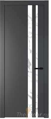 Дверь Profil Doors 20PW цвет Графит (Pantone 425С) стекло Нефи белый узор серебро молдинг Черный матовый Дверь Profil Doors 20PW цвет Графит (Pantone 425С) стекло Нефи белый узор серебро молдинг Черный матовый