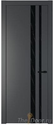 Дверь Profil Doors 20PW цвет Графит (Pantone 425С) стекло Неро мрамор молдинг Черный матовый Дверь Profil Doors 20PW цвет Графит (Pantone 425С) стекло Неро мрамор молдинг Черный матовый