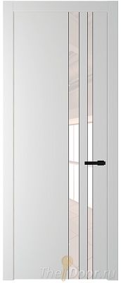 Дверь Profil Doors 20PW цвет Крем Вайт (RAL 120-02) стекло Lacobel Перламутровый лак молдинг Черный матовый Дверь Profil Doors 20PW цвет Крем Вайт (RAL 120-02) стекло Lacobel Перламутровый лак молдинг Черный матовый
