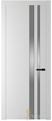 Дверь Profil Doors 20PW цвет Крем Вайт (RAL 120-02) стекло Lacobel Серебро Матлак молдинг Черный матовый Дверь Profil Doors 20PW цвет Крем Вайт (RAL 120-02) стекло Lacobel Серебро Матлак молдинг Черный матовый