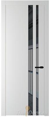 Дверь Profil Doors 20PW цвет Крем Вайт (RAL 120-02) стекло Зеркало Grey молдинг Черный матовый Дверь Profil Doors 20PW цвет Крем Вайт (RAL 120-02) стекло Зеркало Grey молдинг Черный матовый