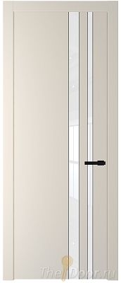 Дверь Profil Doors 20PW цвет Кремовая Магнолия (RAL 120-04) стекло Lacobel лак Классик молдинг Черный матовый Дверь Profil Doors 20PW цвет Кремовая Магнолия (RAL 120-04) стекло Lacobel лак Классик молдинг Черный матовый