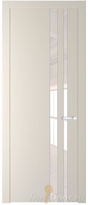 Дверь Profil Doors 20PW цвет Кремовая Магнолия (RAL 120-04) стекло Lacobel Перламутровый лак молдинг Серебро Дверь Profil Doors 20PW цвет Кремовая Магнолия (RAL 120-04) стекло Lacobel Перламутровый лак молдинг Серебро