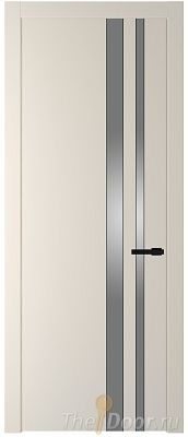 Дверь Profil Doors 20PW цвет Кремовая Магнолия (RAL 120-04) стекло Lacobel Серебро Матлак молдинг Черный матовый Дверь Profil Doors 20PW цвет Кремовая Магнолия (RAL 120-04) стекло Lacobel Серебро Матлак молдинг Черный матовый
