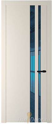 Дверь Profil Doors 20PW цвет Кремовая Магнолия (RAL 120-04) стекло Зеркало Blue молдинг Черный матовый Дверь Profil Doors 20PW цвет Кремовая Магнолия (RAL 120-04) стекло Зеркало Blue молдинг Черный матовый