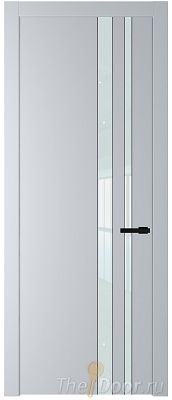 Дверь Profil Doors 20PW цвет Лайт Грей (RAL 870-01) стекло Lacobel Белый лак молдинг Черный матовый Дверь Profil Doors 20PW цвет Лайт Грей (RAL 870-01) стекло Lacobel Белый лак молдинг Черный матовый