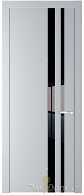 Дверь Profil Doors 20PW цвет Лайт Грей (RAL 870-01) стекло Lacobel Черный лак молдинг Серебро Дверь Profil Doors 20PW цвет Лайт Грей (RAL 870-01) стекло Lacobel Черный лак молдинг Серебро