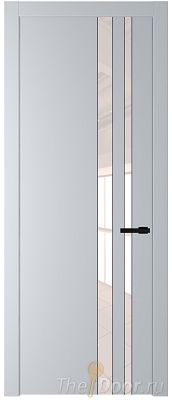 Дверь Profil Doors 20PW цвет Лайт Грей (RAL 870-01) стекло Lacobel Перламутровый лак молдинг Черный матовый Дверь Profil Doors 20PW цвет Лайт Грей (RAL 870-01) стекло Lacobel Перламутровый лак молдинг Черный матовый