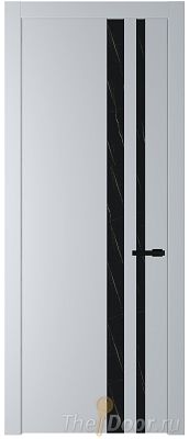 Дверь Profil Doors 20PW цвет Лайт Грей (RAL 870-01) стекло Неро мрамор молдинг Черный матовый Дверь Profil Doors 20PW цвет Лайт Грей (RAL 870-01) стекло Неро мрамор молдинг Черный матовый