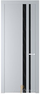 Дверь Profil Doors 20PW цвет Лайт Грей (RAL 870-01) стекло Неро мрамор молдинг Серебро Дверь Profil Doors 20PW цвет Лайт Грей (RAL 870-01) стекло Неро мрамор молдинг Серебро