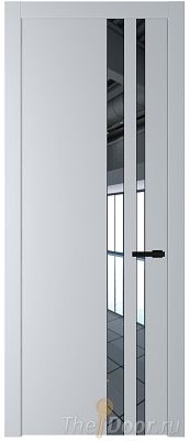Дверь Profil Doors 20PW цвет Лайт Грей (RAL 870-01) стекло Зеркало молдинг Черный матовый Дверь Profil Doors 20PW цвет Лайт Грей (RAL 870-01) стекло Зеркало молдинг Черный матовый