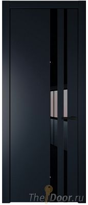 Дверь Profil Doors 20PW цвет Нэви Блу (RAL 7016) стекло Lacobel Черный лак молдинг Черный матовый Дверь Profil Doors 20PW цвет Нэви Блу (RAL 7016) стекло Lacobel Черный лак молдинг Черный матовый
