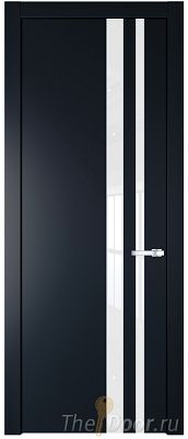 Дверь Profil Doors 20PW цвет Нэви Блу (RAL 7016) стекло Lacobel лак Классик молдинг Серебро Дверь Profil Doors 20PW цвет Нэви Блу (RAL 7016) стекло Lacobel лак Классик молдинг Серебро