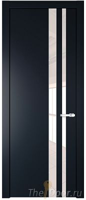 Дверь Profil Doors 20PW цвет Нэви Блу (RAL 7016) стекло Lacobel Перламутровый лак молдинг Серебро Дверь Profil Doors 20PW цвет Нэви Блу (RAL 7016) стекло Lacobel Перламутровый лак молдинг Серебро