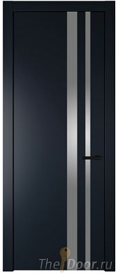 Дверь Profil Doors 20PW цвет Нэви Блу (RAL 7016) стекло Lacobel Серебро Матлак молдинг Черный матовый Дверь Profil Doors 20PW цвет Нэви Блу (RAL 7016) стекло Lacobel Серебро Матлак молдинг Черный матовый
