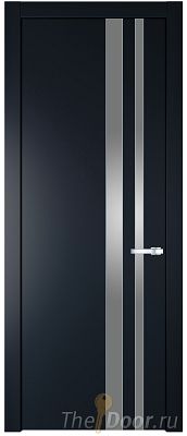 Дверь Profil Doors 20PW цвет Нэви Блу (RAL 7016) стекло Lacobel Серебро Матлак молдинг Серебро Дверь Profil Doors 20PW цвет Нэви Блу (RAL 7016) стекло Lacobel Серебро Матлак молдинг Серебро
