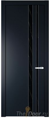 Дверь Profil Doors 20PW цвет Нэви Блу (RAL 7016) стекло Неро мрамор молдинг Серебро Дверь Profil Doors 20PW цвет Нэви Блу (RAL 7016) стекло Неро мрамор молдинг Серебро