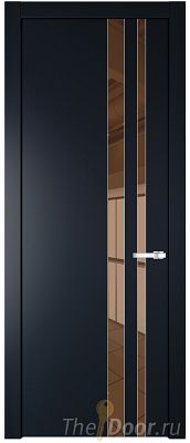 Дверь Profil Doors 20PW цвет Нэви Блу (RAL 7016) стекло Зеркало Bronza молдинг Серебро Дверь Profil Doors 20PW цвет Нэви Блу (RAL 7016) стекло Зеркало Bronza молдинг Серебро