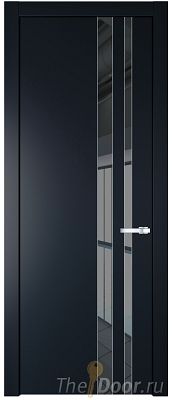 Дверь Profil Doors 20PW цвет Нэви Блу (RAL 7016) стекло Зеркало Grey молдинг Серебро Дверь Profil Doors 20PW цвет Нэви Блу (RAL 7016) стекло Зеркало Grey молдинг Серебро