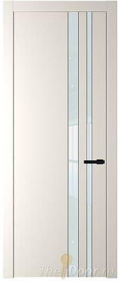 Дверь Profil Doors 20PW цвет Перламутр белый стекло Lacobel Белый лак молдинг Черный матовый Дверь Profil Doors 20PW цвет Перламутр белый стекло Lacobel Белый лак молдинг Черный матовый