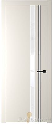 Дверь Profil Doors 20PW цвет Перламутр белый стекло Lacobel лак Классик молдинг Черный матовый Дверь Profil Doors 20PW цвет Перламутр белый стекло Lacobel лак Классик молдинг Черный матовый