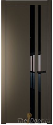 Дверь Profil Doors 20PW цвет Перламутр бронза стекло Lacobel Черный лак молдинг Черный матовый Дверь Profil Doors 20PW цвет Перламутр бронза стекло Lacobel Черный лак молдинг Черный матовый