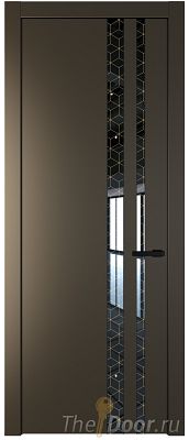 Дверь Profil Doors 20PW цвет Перламутр бронза стекло Лоран узор золото молдинг Черный матовый Дверь Profil Doors 20PW цвет Перламутр бронза стекло Лоран узор золото молдинг Черный матовый
