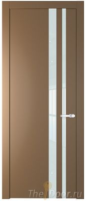 Дверь Profil Doors 20PW цвет Перламутр золото стекло Lacobel Белый лак молдинг Серебро Дверь Profil Doors 20PW цвет Перламутр золото стекло Lacobel Белый лак молдинг Серебро