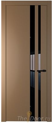 Дверь Profil Doors 20PW цвет Перламутр золото стекло Lacobel Черный лак молдинг Черный матовый Дверь Profil Doors 20PW цвет Перламутр золото стекло Lacobel Черный лак молдинг Черный матовый
