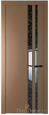 Дверь Profil Doors 20PW цвет Перламутр золото стекло Лоран узор золото молдинг Черный матовый Дверь Profil Doors 20PW цвет Перламутр золото стекло Лоран узор золото молдинг Черный матовый