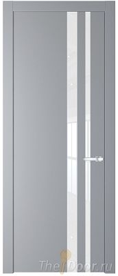 Дверь Profil Doors 20PW цвет Смоки (RAL 870-02) стекло Lacobel лак Классик молдинг Серебро Дверь Profil Doors 20PW цвет Смоки (RAL 870-02) стекло Lacobel лак Классик молдинг Серебро