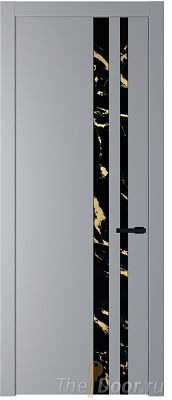 Дверь Profil Doors 20PW цвет Смоки (RAL 870-02) стекло Нефи черный узор золото молдинг Черный матовый Дверь Profil Doors 20PW цвет Смоки (RAL 870-02) стекло Нефи черный узор золото молдинг Черный матовый
