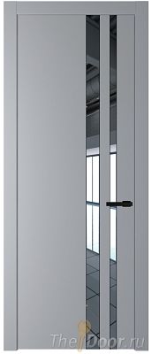 Дверь Profil Doors 20PW цвет Смоки (RAL 870-02) стекло Зеркало молдинг Черный матовый Дверь Profil Doors 20PW цвет Смоки (RAL 870-02) стекло Зеркало молдинг Черный матовый