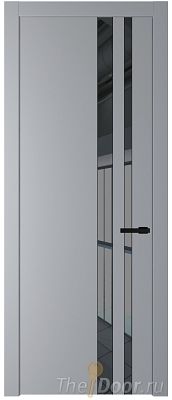 Дверь Profil Doors 20PW цвет Смоки (RAL 870-02) стекло Зеркало Grey молдинг Черный матовый Дверь Profil Doors 20PW цвет Смоки (RAL 870-02) стекло Зеркало Grey молдинг Черный матовый
