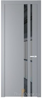 Дверь Profil Doors 20PW цвет Смоки (RAL 870-02) стекло Зеркало Grey молдинг Серебро Дверь Profil Doors 20PW цвет Смоки (RAL 870-02) стекло Зеркало Grey молдинг Серебро