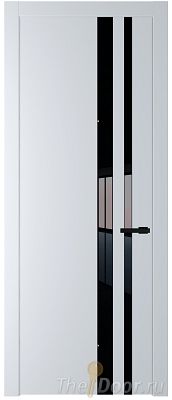 Дверь Profil Doors 20PW цвет Вайт (RAL 110 96 02) стекло Lacobel Черный лак молдинг Черный матовый Дверь Profil Doors 20PW цвет Вайт (RAL 110 96 02) стекло Lacobel Черный лак молдинг Черный матовый
