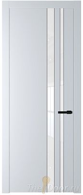 Дверь Profil Doors 20PW цвет Вайт (RAL 110 96 02) стекло Lacobel лак Классик молдинг Черный матовый Дверь Profil Doors 20PW цвет Вайт (RAL 110 96 02) стекло Lacobel лак Классик молдинг Черный матовый