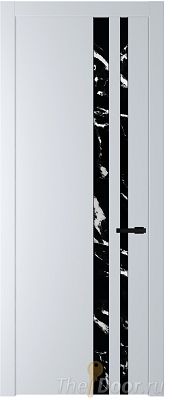 Дверь Profil Doors 20PW цвет Вайт (RAL 110 96 02) стекло Нефи черный узор серебро молдинг Черный матовый Дверь Profil Doors 20PW цвет Вайт (RAL 110 96 02) стекло Нефи черный узор серебро молдинг Черный матовый